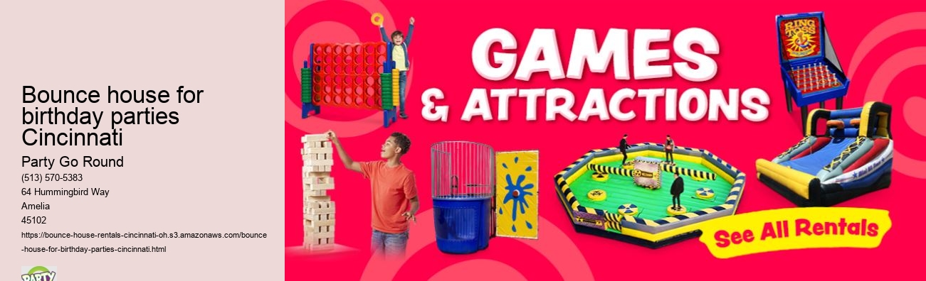 Bounce house for birthday parties Cincinnati