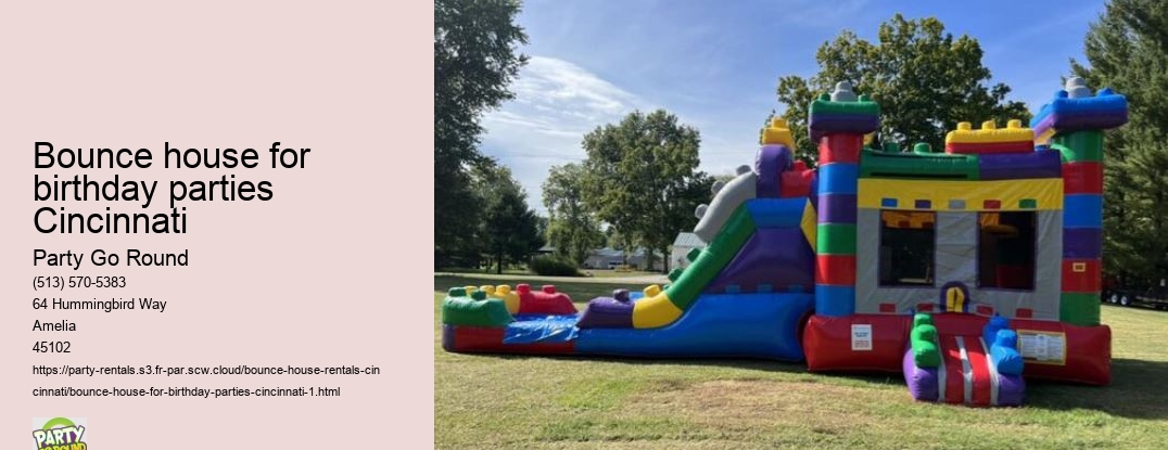 Best bounce houses in Cincinnati
