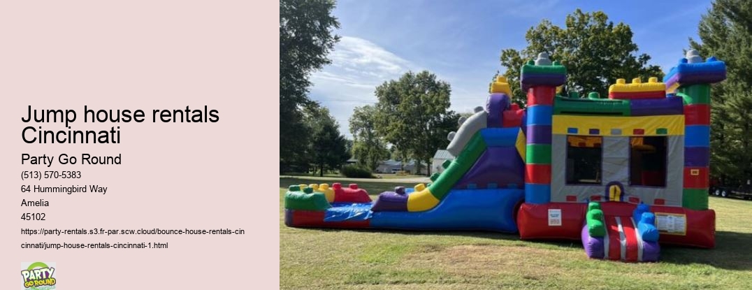 Jump into Fun: Party Go Round's Bounce House Rentals in Cincinnati!