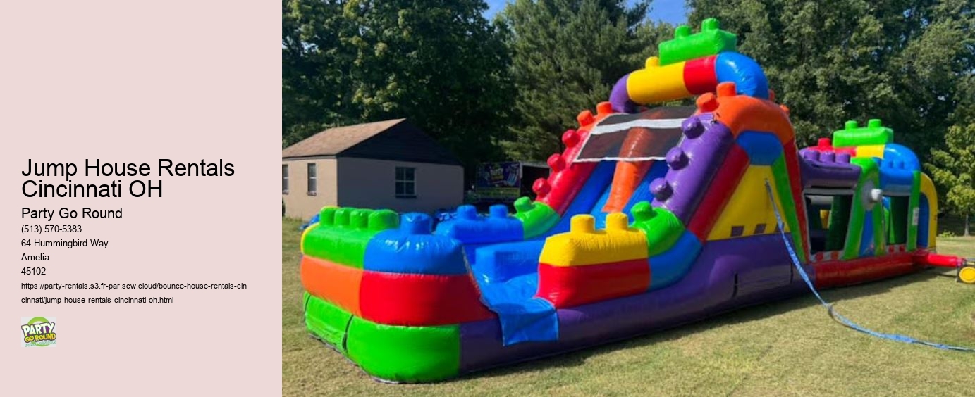 Your Party MVP: Party Go Round's Bounce House Rentals Shine!
